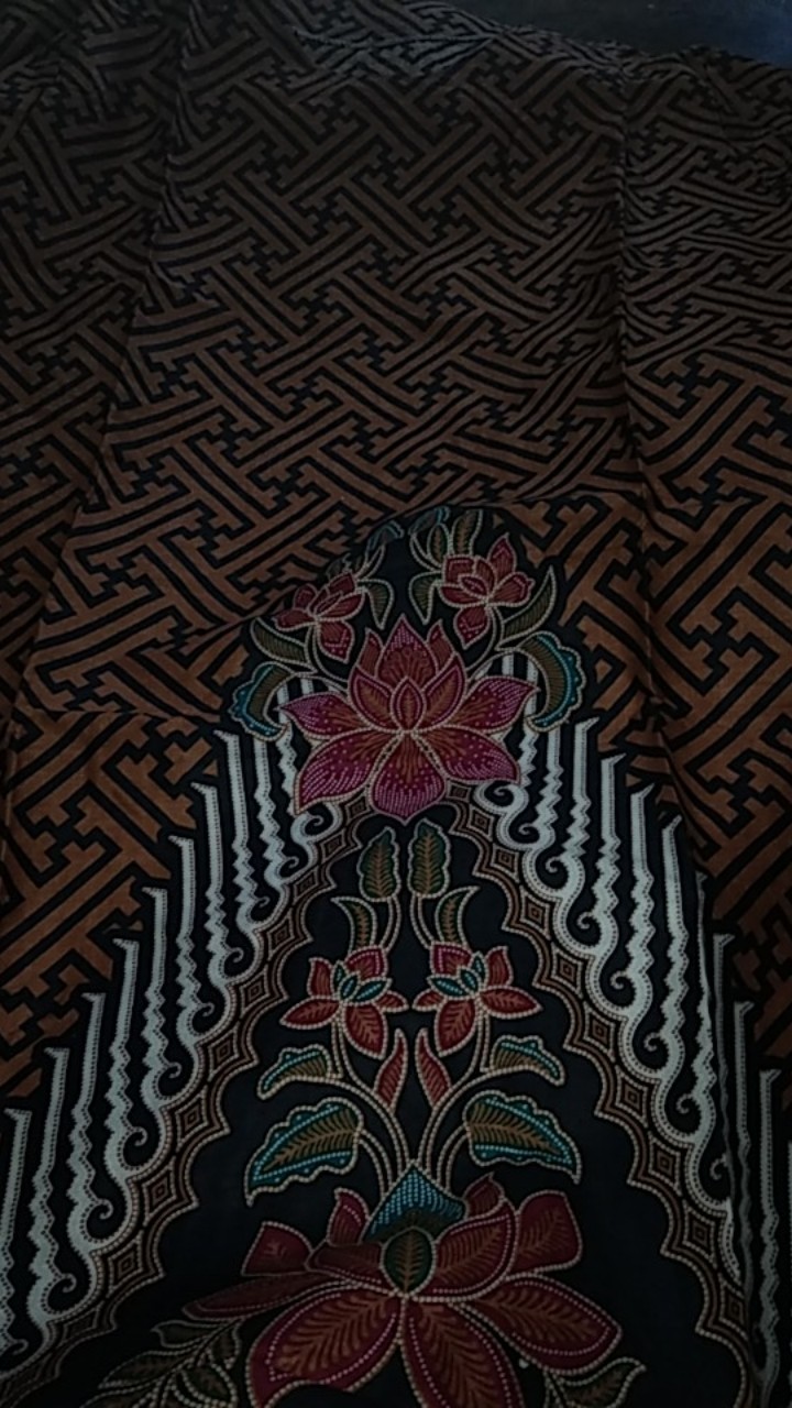 Tunik Batik Motif Gedhek Tumpal Terviral Di Shoppe - Sania Ruffle Ori Ndoro Jowi Dnt