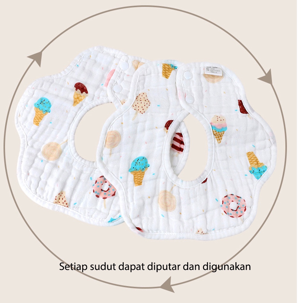 BIB Motif Lucu Sleber Air Liur Celemek Bayi Perlengkapan Bayi