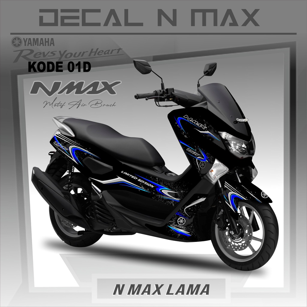 Striping Nmax Lama Variasi Stiker Body Motor Nmax Kode 01