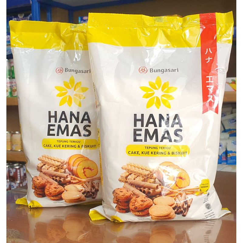 

Tepung Terigu Hana Emas 1Kg