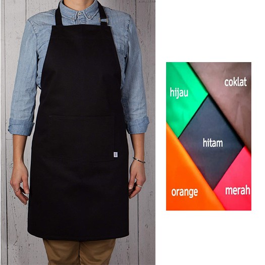 APRON / CELEMEK / APRON MASAK / APRON BARBER / APRON CHEF /APRON BARISTA