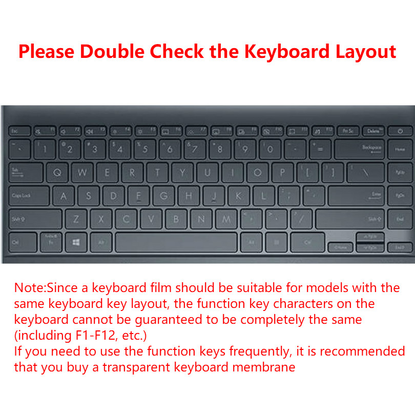 Cover Pelindung Keyboard Laptop Bahan Silikon Ultra Tipis Untuk Dell Inspiron 14 / 14S U4700 14 Inch