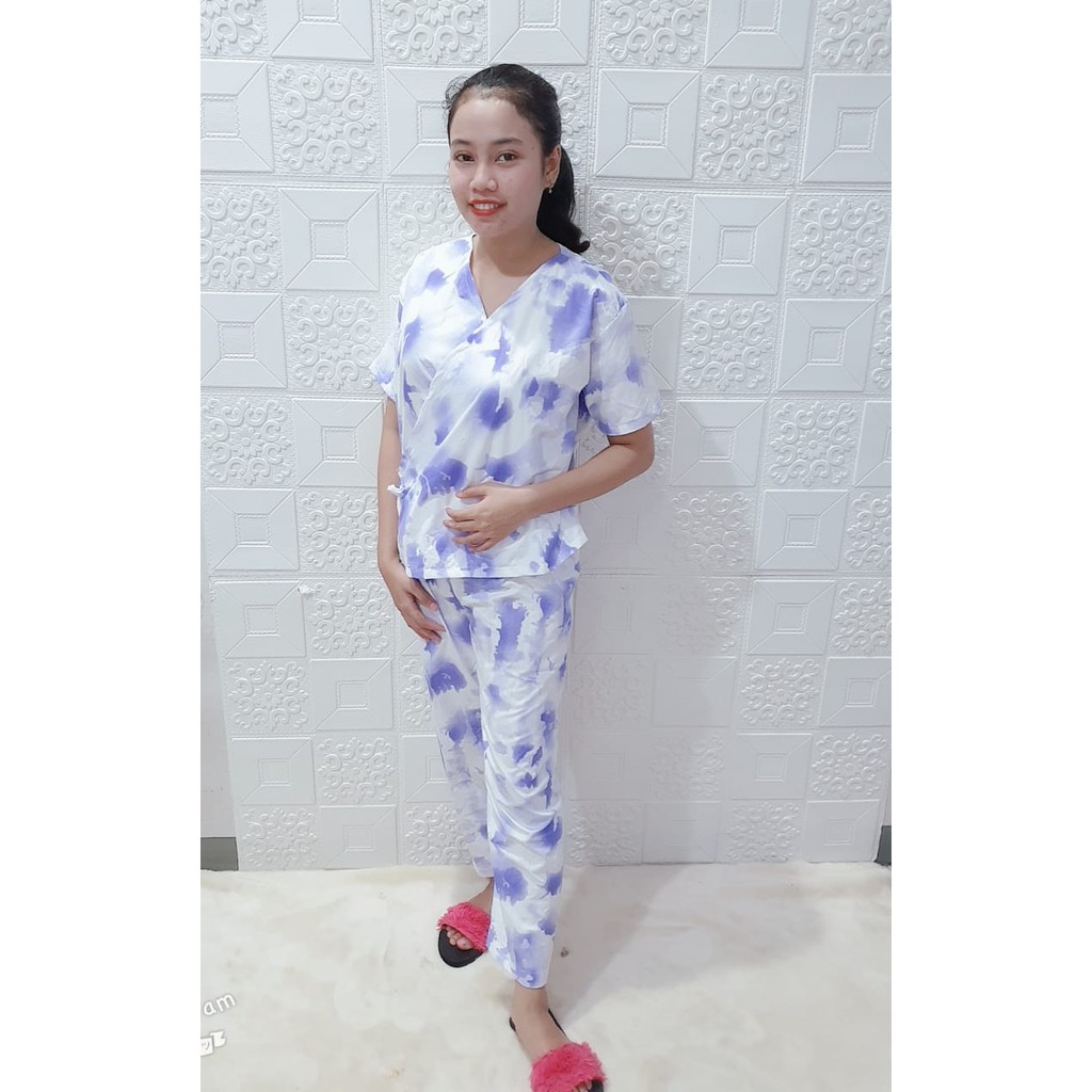 KIMONO PIYAMA TIE DYE HP &amp; CP DAILY SET / PIYAMA SET ( HARGA PROMO)