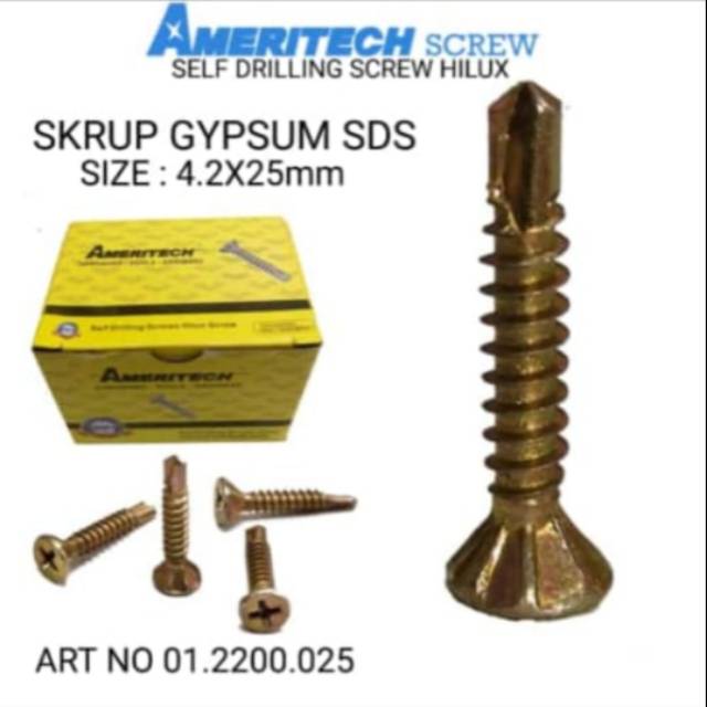 Sekrup gypsum sds / skrup gipsum / baut grx