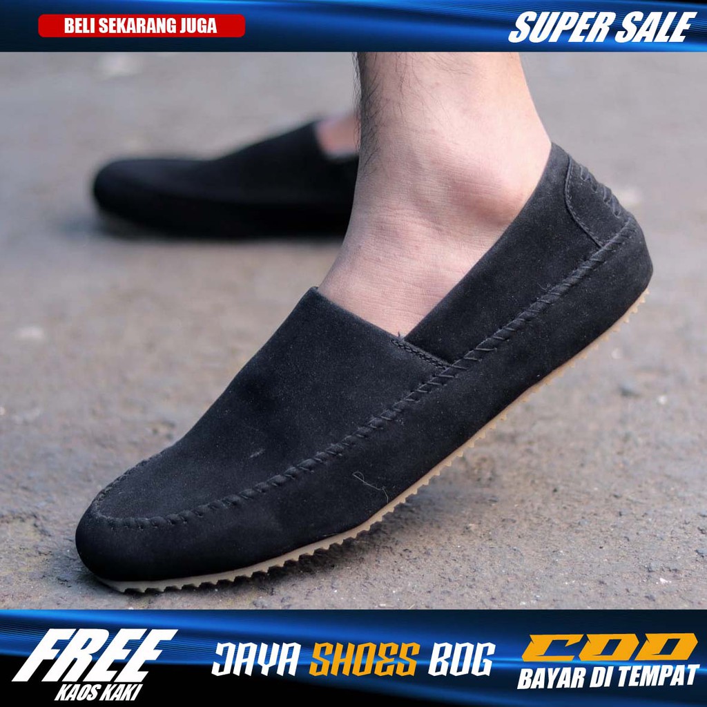 ENASI|Sepatu Casual Kasual Slip On pria Asli Original Slop Santai Laki Laki Terbaru 2021 Keren Murah