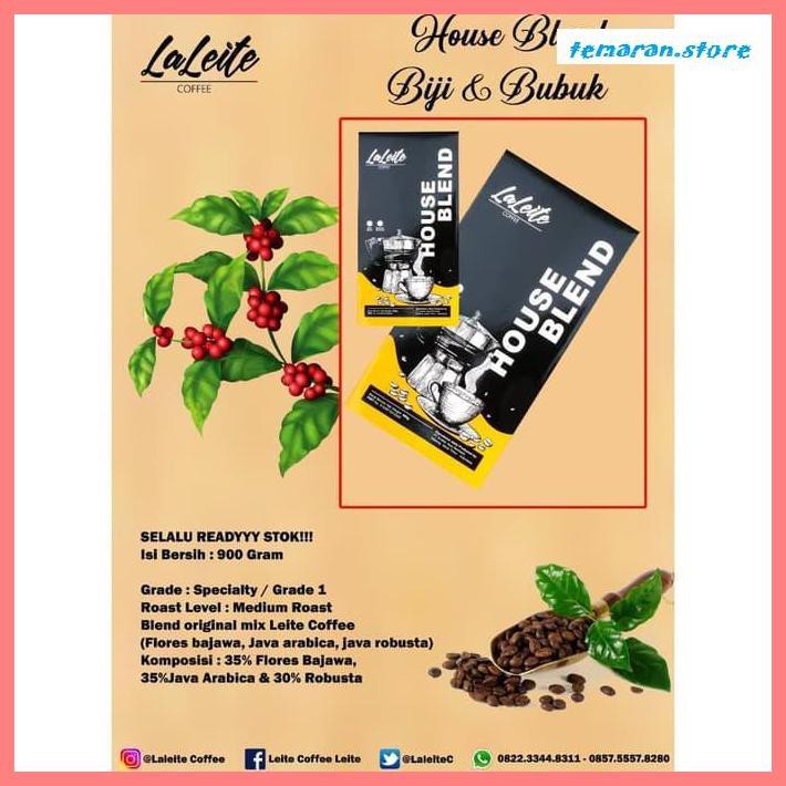 

Kopi- Kopi House Blend 900g - Roastedbean (biji sangrai) -Biji-Kopi.