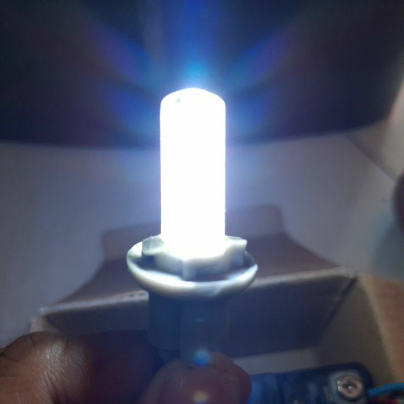 lampu led senja kota T10 12volt  mode kedip strobo-Putih