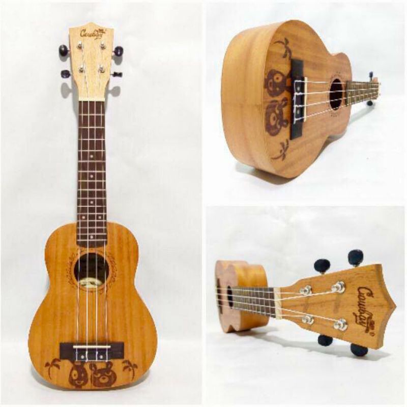 Ukulele cowboy Soprano sopran 21&quot; original cowboy karakter premium