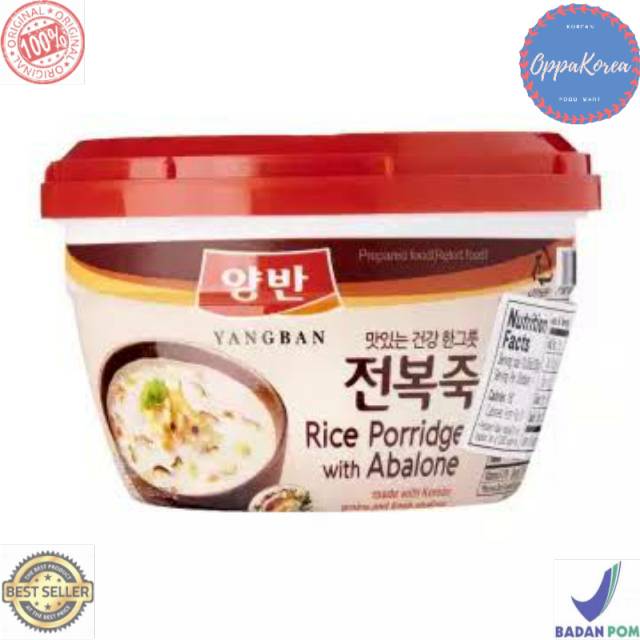 

Yang Ban Bubur Sayur Instan Made in Korea