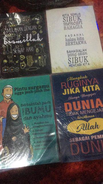 Hiasan Dinding Poster Kayu Al-231