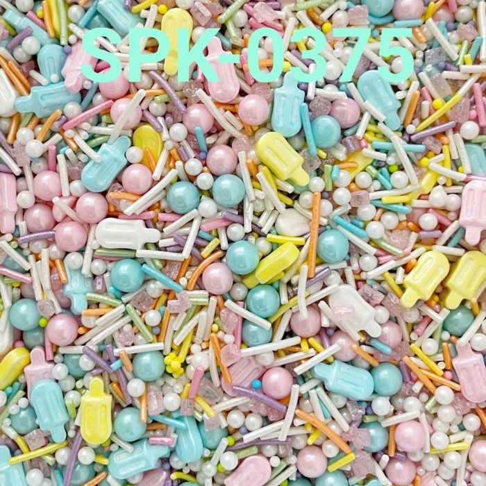 

SPK-0375 SPRINKLES SPRINKLE 1KG POPSICLE ES KRIM ICE CREAM PASTEL DISKON GEDE