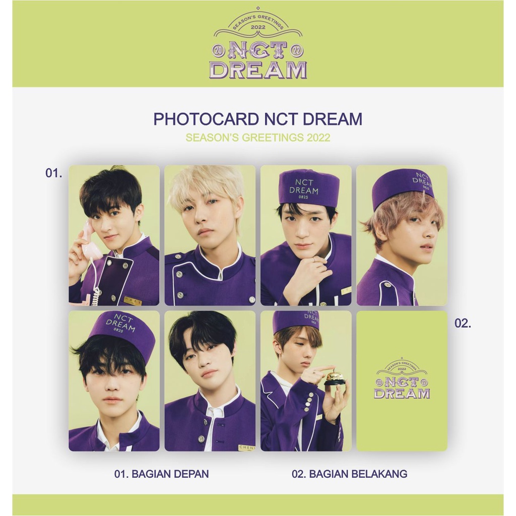 Photocard NCT Dream Season Greeting 2022