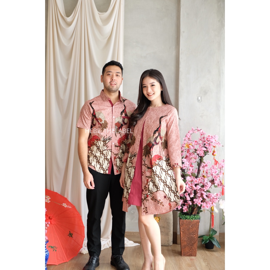 Meera Batik Cheongsam Chinese New Year - Available Couple ( Men-Hawa-Kina-Nadine-Amia-Brenda-Amber-Indri-Bina-Hera)