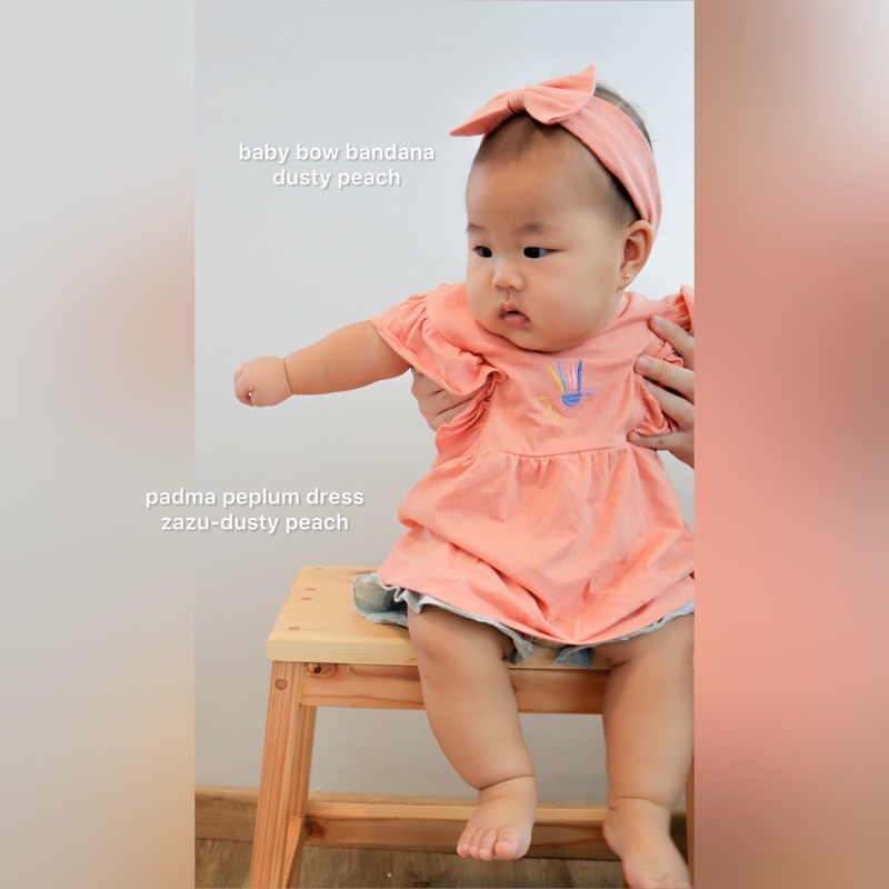 Padma Peplum Dress Ruffle Bayi Perempuan Lovedede STRAWBERRY jumper bayi baju anak