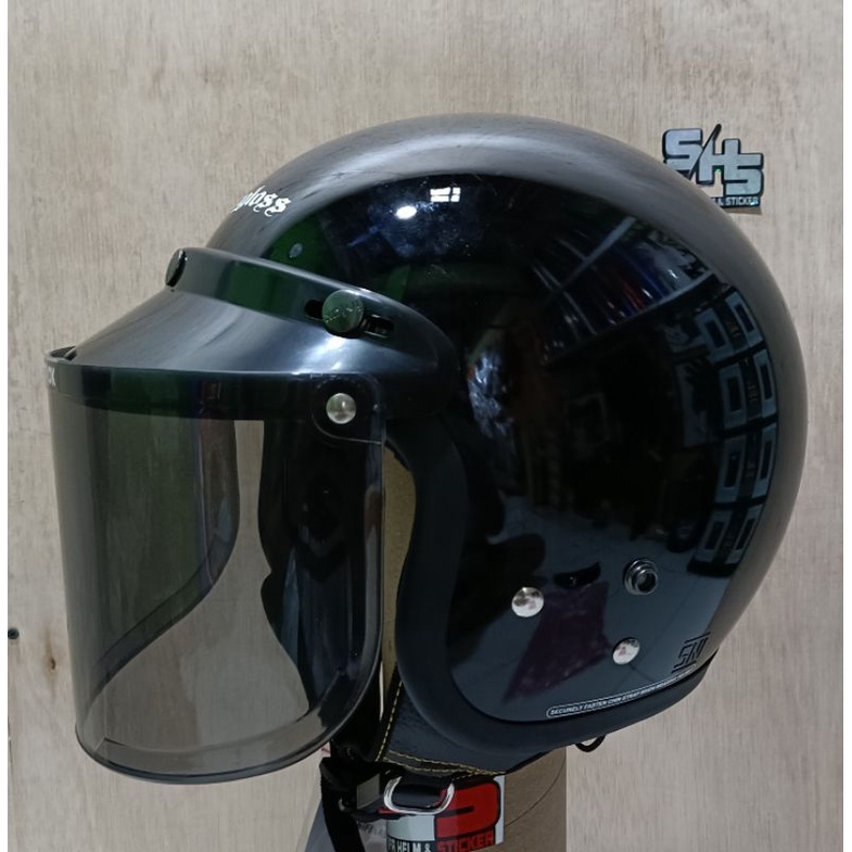 HELM CARGLOSS CFM ORI PAKET KOMPLIT