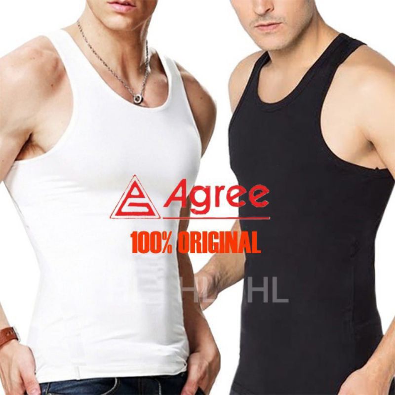 KAOS SINGLET PRIA / KAOS DALAM PRIA AGREE PROMO