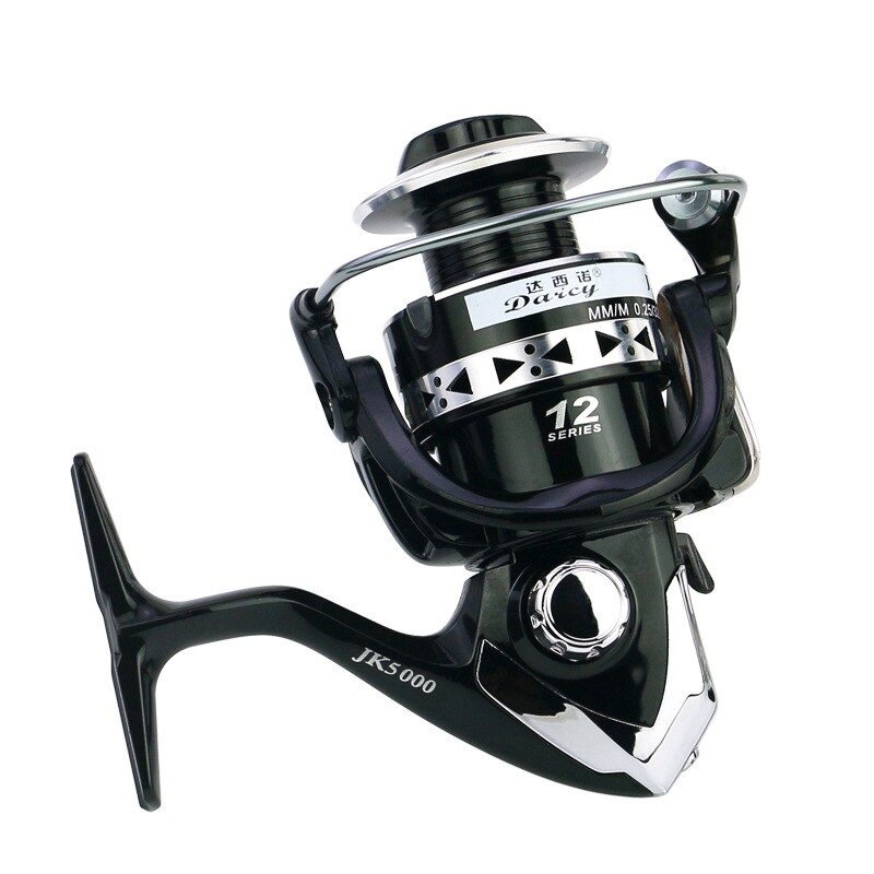 DAICY JK1000 Reel Pancing Spinning Interchangeable Handle 5.5:1 - JG012 - Black