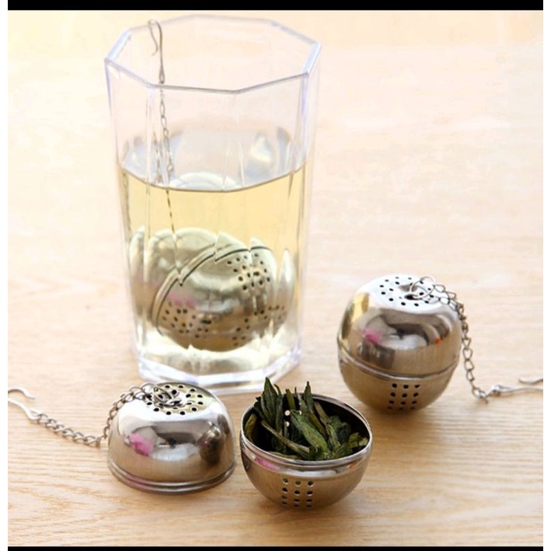 SARINGAN DAUN TEH / SARINGAN MINI STAINLESS DAUN TEH / STAINLESS STEEL TEA BALL