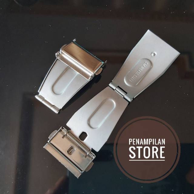 Engsel buckle tali jam tangan silver murah promo