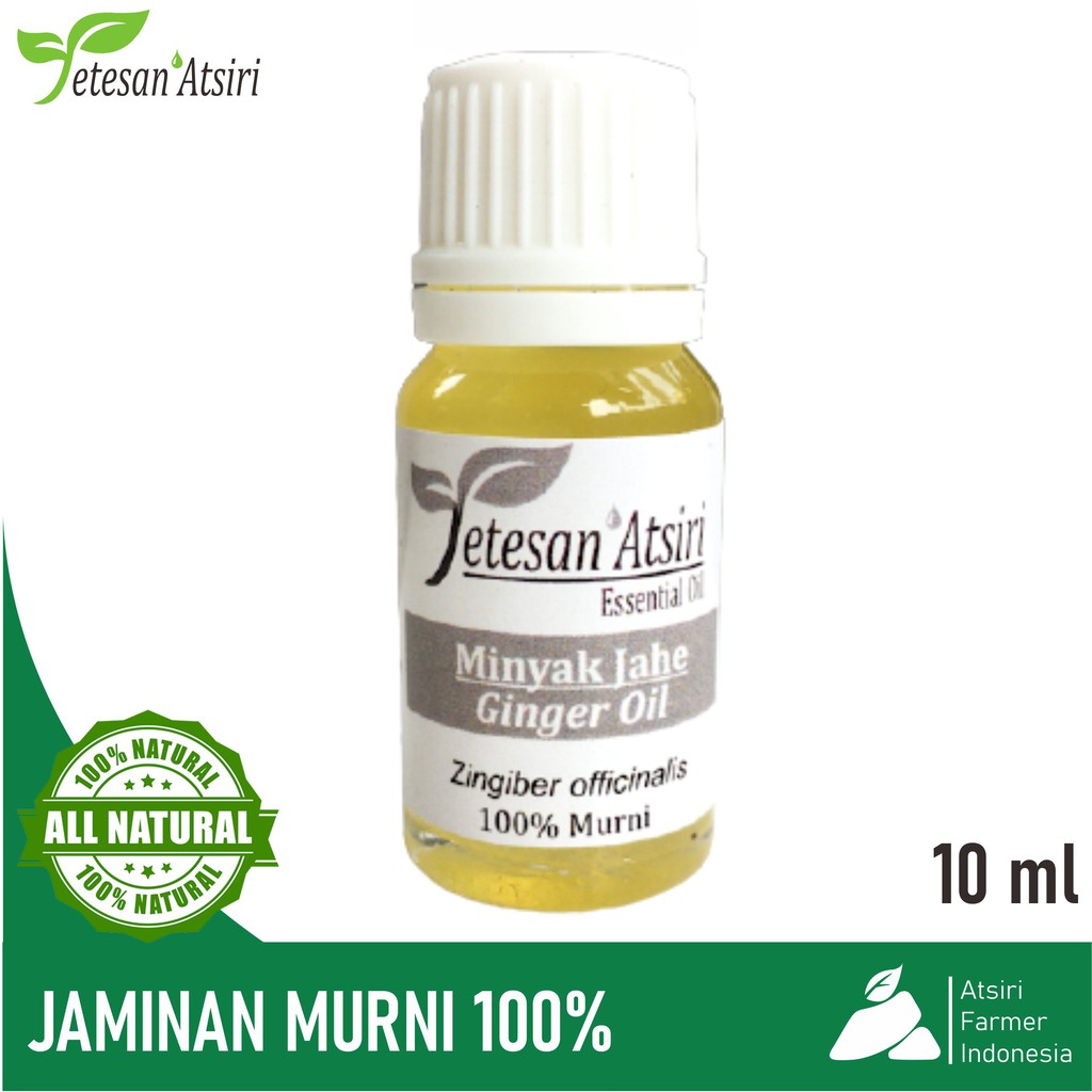 10ml minyak atsiri jahe murni 100% ginger pure essential oil 100% aromatherapy aromaterapi diffuser