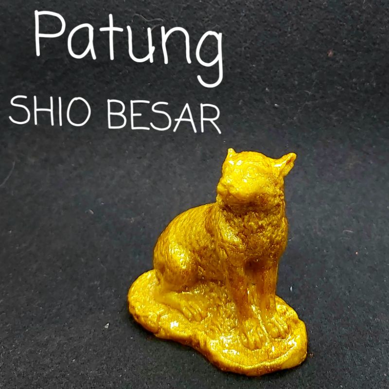 Patung Shio ANJING Pajangan 12 Shio Besar Warna EMAS