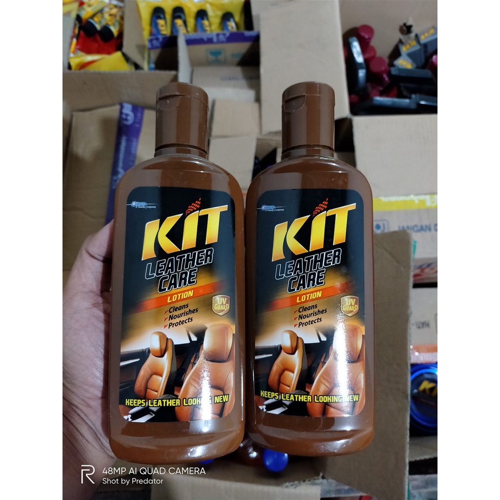 DETAILING PEMBERSIH INTERIOR MOBIL JOK PLAFON TAHAN LAMA KIT LEATHER CARE 275ML