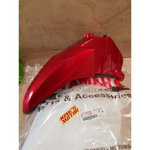 spakbor depan XEON 44D KARBU MERAH ASLI YAMAHA