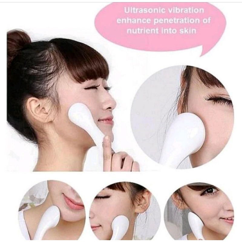 SETRIKA WAJAH VIBRATION / ION FACE MASSAGER