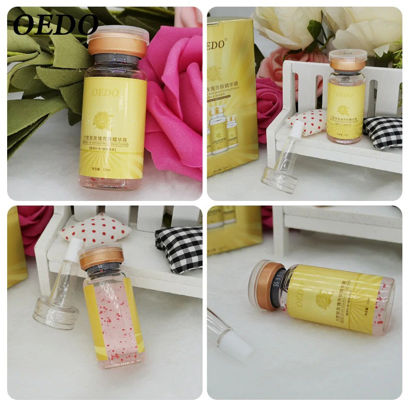 [Terbukti Alami] OEDO Rose Emulsion Serum Wajah Glowing Pemutih Anti Kerut Pelembab Wajah