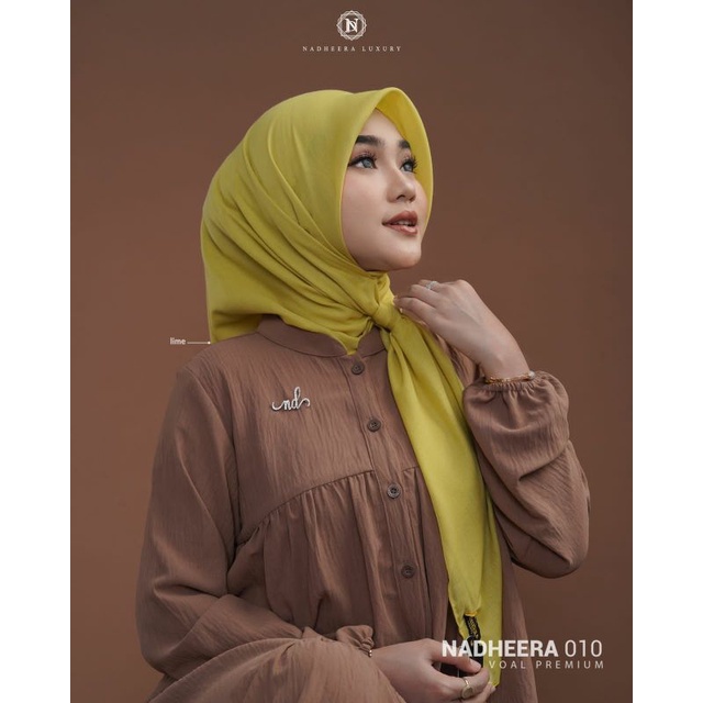 HIJAB SEGIEMPAT N010 NADHEERA LUXURY