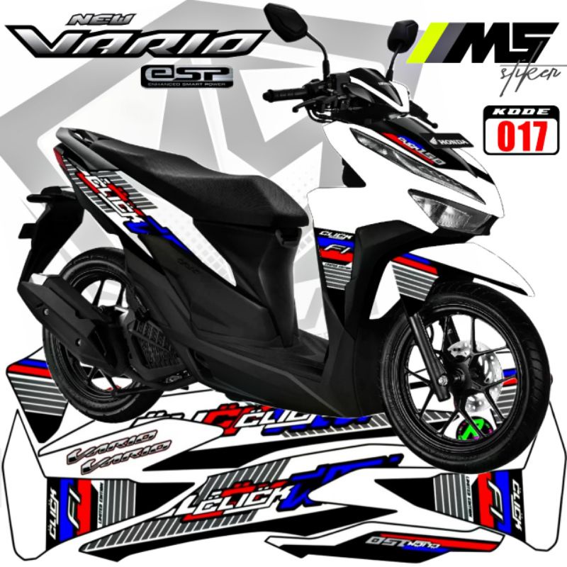 Decal Sticker Striping Variasi Vario 125 2019-2022 & Vario 150 2019-2022 - Vario 125 Esp Cbs Iss - V