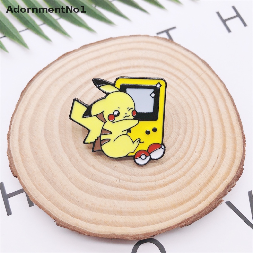 (AdornmentNo1) Bros / Pin Motif Kartun Pikachu / Konsol Game Jepang Untuk Aksesoris Wanita