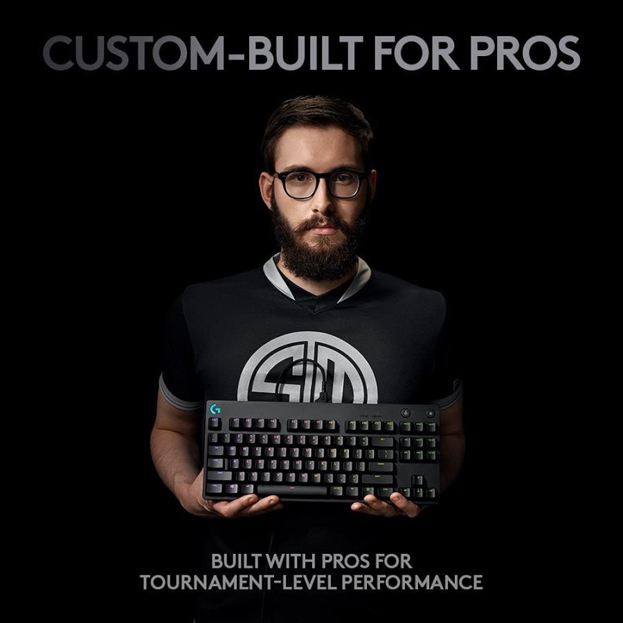 Logitech G Pro Clicky Keyboard Gaming Mechanical TKL RGB for eSports