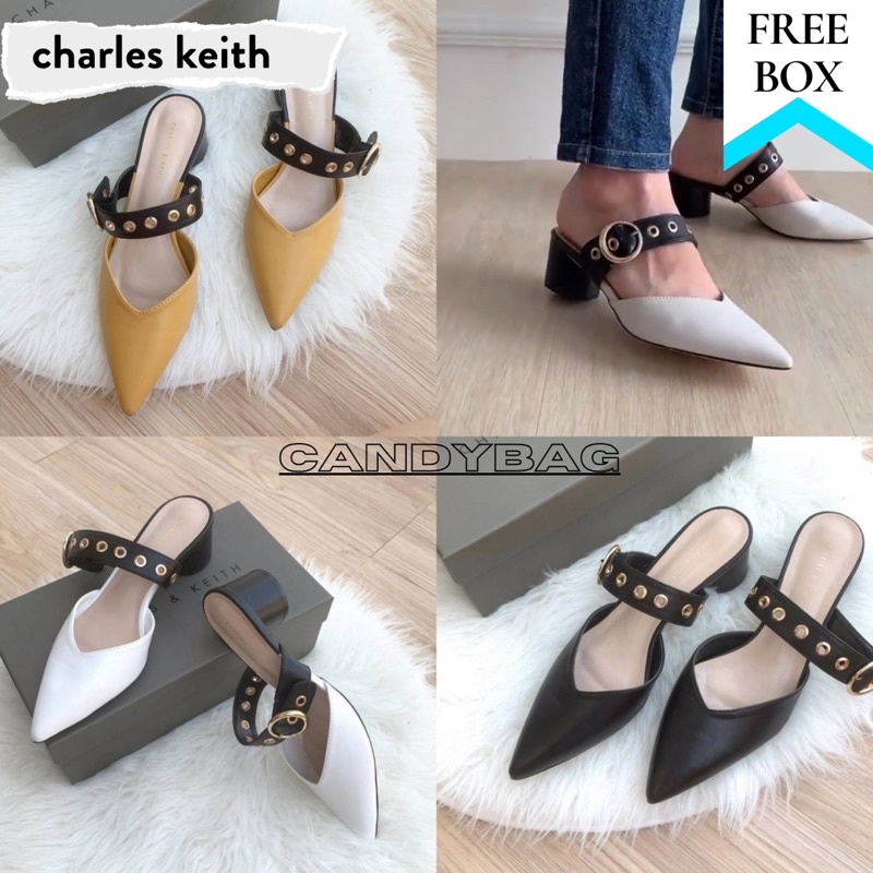 Sepatu Wanita - Charles N Keith Sandal Hak Wanita Import 034