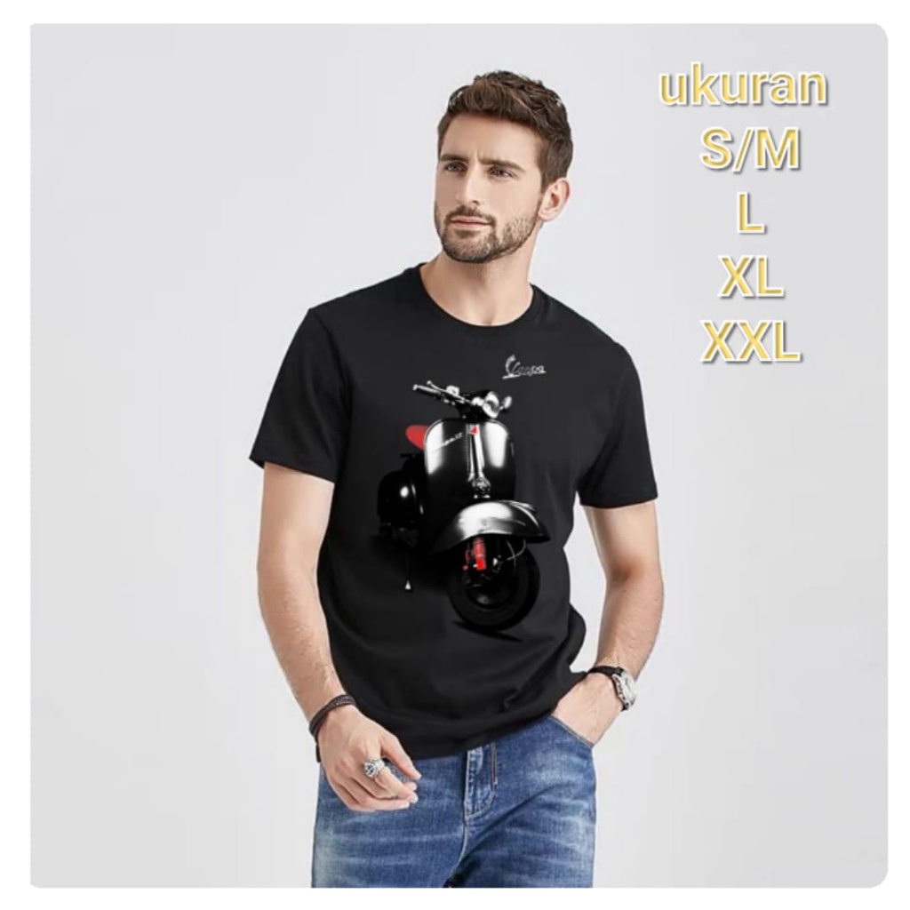 kaos juyan vespa / kaos kekinian / kaos terlaris / kaos termurah - alipio fashion