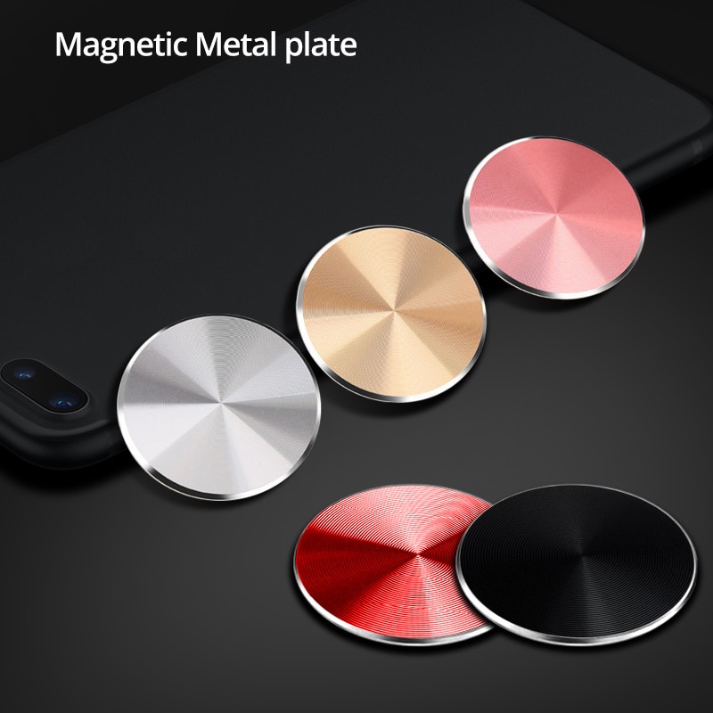 Stiker Plat metal Magnetik holder Handphone Untuk Mobil