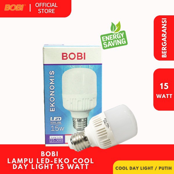 Lampu LED Ekonomis / Lampu Bohlam BOBI / Watt Bervariasi - Lampu Hemat Energi