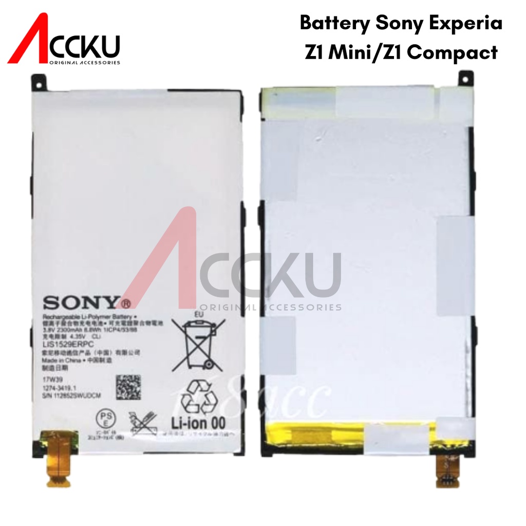 BATERAI BATTERY SONY XPERIA Z1 MINI / Z1 COMPACT ORIGINAL 100%