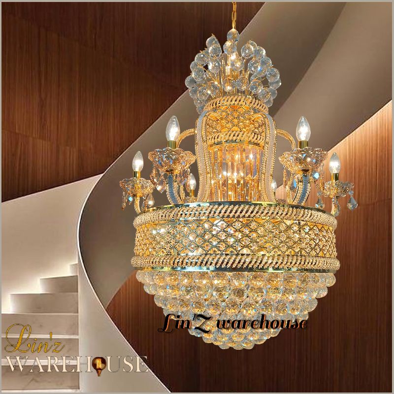 Lampu gantung kristal mewah CLASSIC MODERN ELEGANT CRYSTAL chandelier