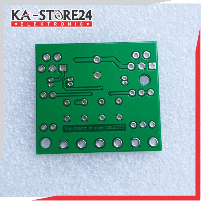 Jual PCB Mono TDA2003 Bridge 18 Watt Power Amplifier | Shopee Indonesia