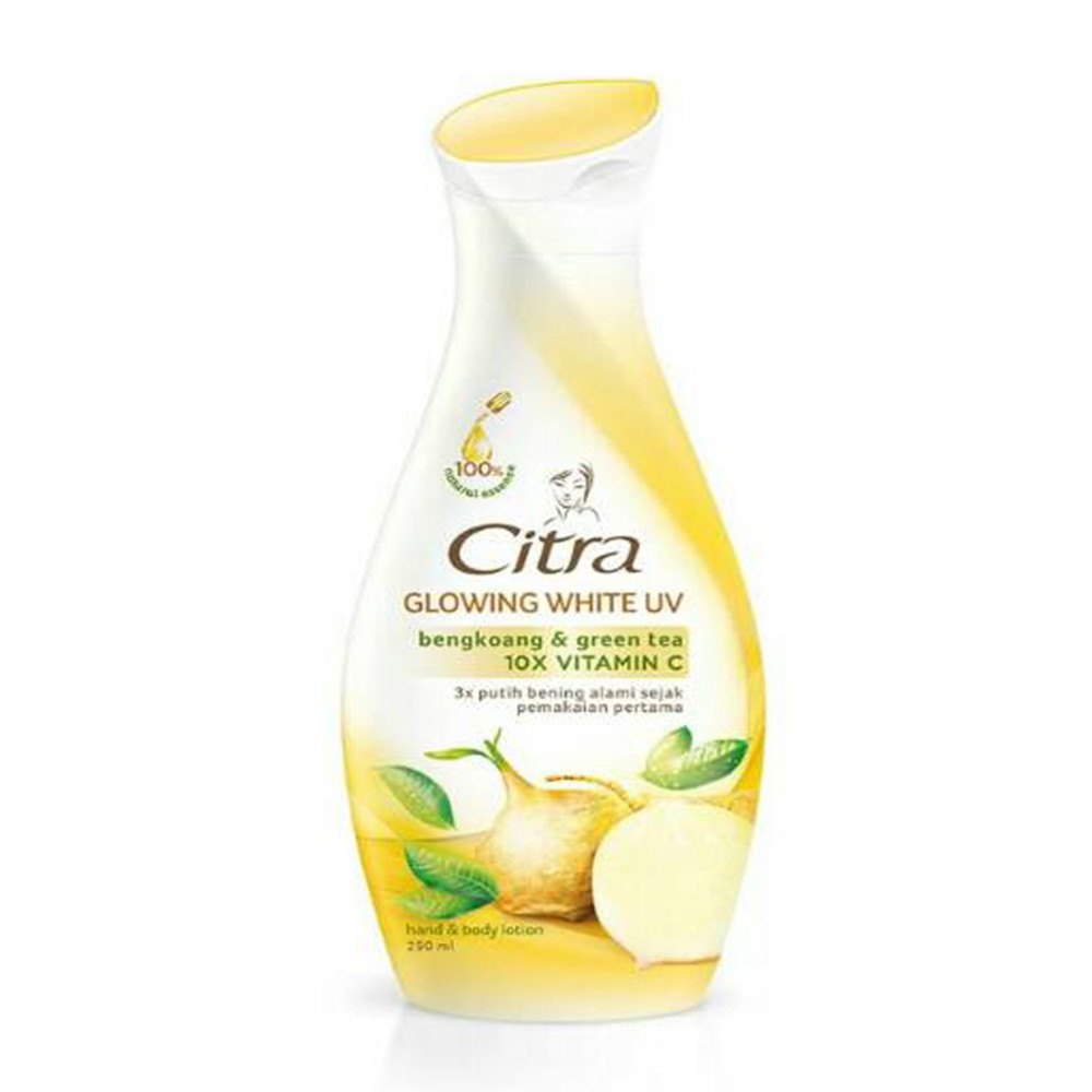 CITRA HAND BODY LOTION NATURAL GLOWING WHITE UV 60ML, 120ML, 230ML