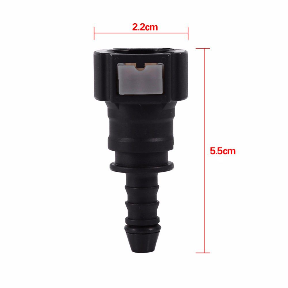 TOP 2 Set Useful Fuel Line Coupler Automotive Quick Release Hose Connector Auto Car Black Practical Disconnect Connectors