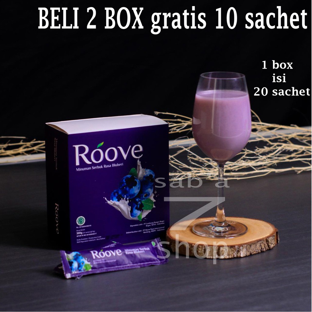 (COD) Roove minuman Collagen Beauty Drink suplemen kecantikan 1 box isi 20 sachet