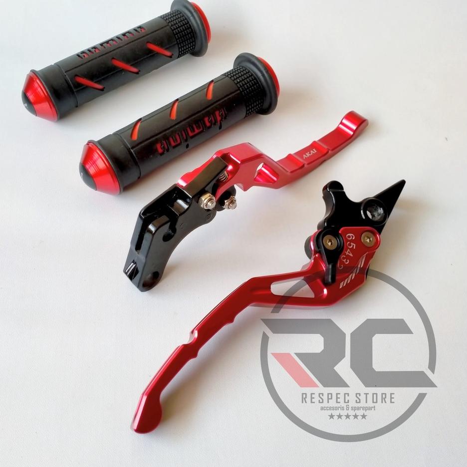 ✰Bestseller IF7MD Handgrip Domino Jalu Racing Handle Rem Kopling Tiger,Sonic ,CB150,CBR,CBR 150R,Ver