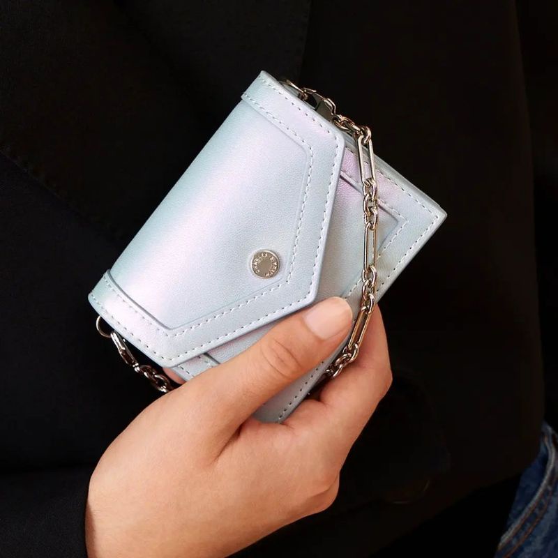 CK Joelle Chain Link Card Holder