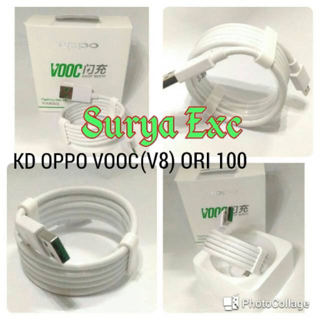 Kabel Data Oppo VOOC V8 / Kabel USB Cas / USb Kabel Data / Cas VOOC Micro Fast Charging ORI 100 %