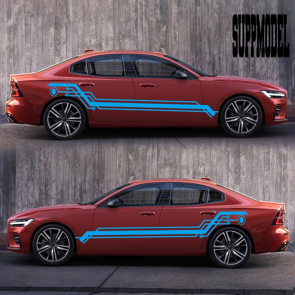 2pcs Stiker Mobil Motif Tulisan Noshrinking Untuk SUV