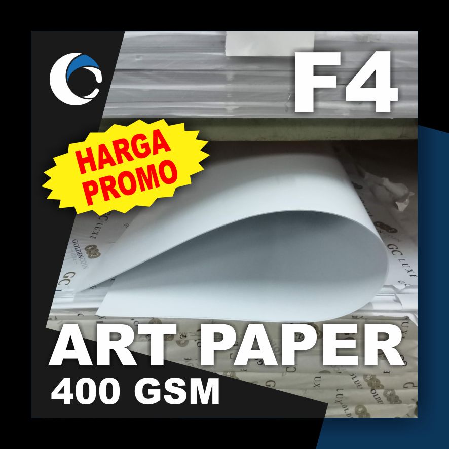 KERTAS ART PAPER / ART CARTON 400 GSM Uk [ F4 / POLIO ] 21.5 cm X 33 cm ( 50 LEMBAR )
