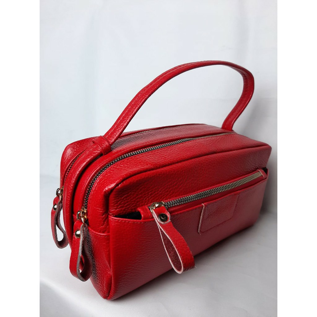 Tas Papirut Kulit Garut Asli clutch wanita