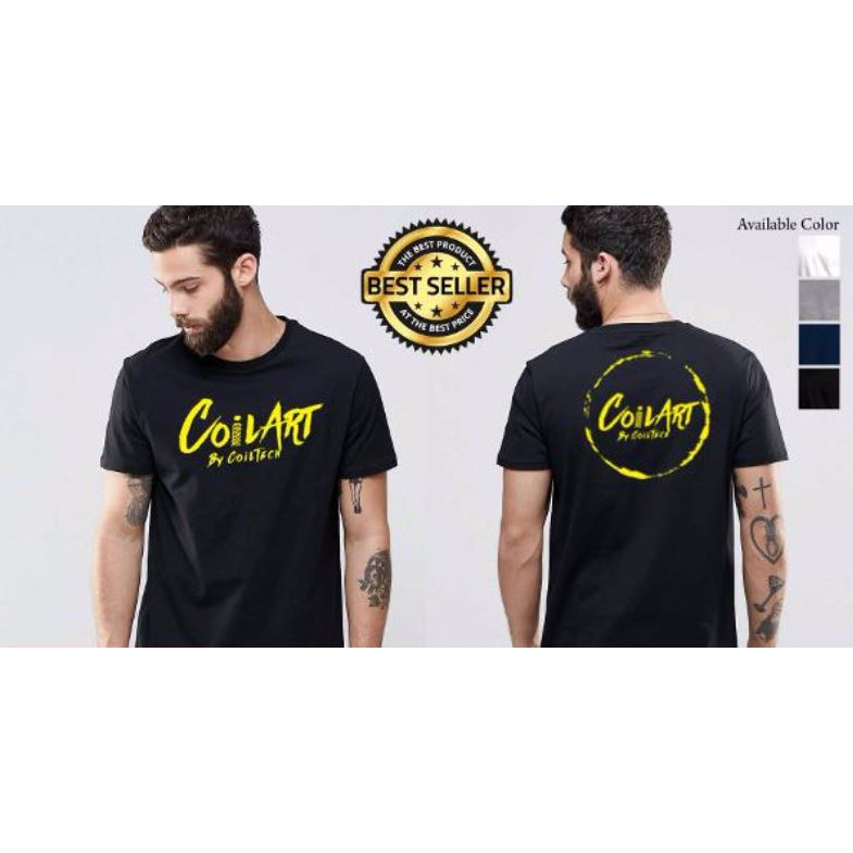 PREMIUM TSHIRT BAJU KAOS VAPE COILART - CUSTOM KAOS